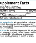 Bronson Melatonin Fast Dissolve - Peppermint - 12 mg 180 Count