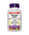 Webber Naturals Potassium Citrate 99 mg 90's