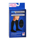 QCS Men's Medical Socks Mild Black Small Medium 1 Pair By Scott Specialties