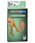 Loving Comfort Knee High Support Stockings Firm Beige Open Toe Extra Large 1 Pair By Scott Specialties