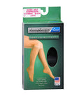 Knee High Stockings Sheer Mild Compression Black Large 1 Pair By Scott Specialties