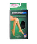 Knee High Stockings Sheer Mild Compression Black Small 1 Pair By Scott Specialties