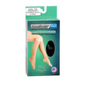 Knee High Stockings Sheer Firm Compression Black Medium Extra Large 1 Pair By Scott Specialties
