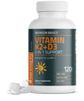Bronson Vitamin K2 Plus D3 (MK7) 120 Count