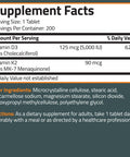 Bronson Vitamin K2 Plus D3 (MK7) 200 Count