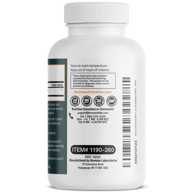 Bronson Vitamin K2 MK-7 100 MCG 360 Count