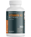 Bronson Vitamin K2 MK-7 100 MCG 120 Count