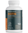 Bronson Biotin 10,000 mcg 150 Count