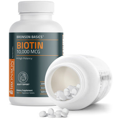 Bronson Biotin 10,000 mcg 150 Count