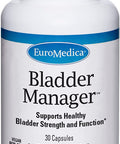 EuroMedica Bladder Manager - 30 Capsules - Clinically-Studied Herbal Supplement - Support Bladder Strength & Healthy Urinary Tract Function - Formulated for Men & Women - 30 Servings