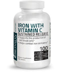 Bronson Iron with Vitamin C Sustained Release 100 Count