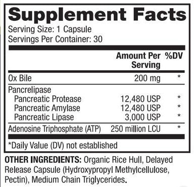 Dr. Mercola Gallbladder Enzymes (Formerly "Digestive Enzymes")