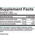Bronson Iron with Vitamin C Sustained Release 250 Count