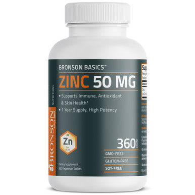 Bronson Zinc 50 MG 360 Count