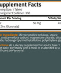 Bronson Zinc 50 MG 360 Count