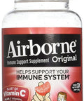 Airborne Mixed Berry Flavored Gummies, 1000mg of Vitamin C and Minerals & Herbs Immune Support 21 ct