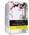 Organic Bamboo Tea Lemon Ginger 18 Bags By Uncle Lees Teas