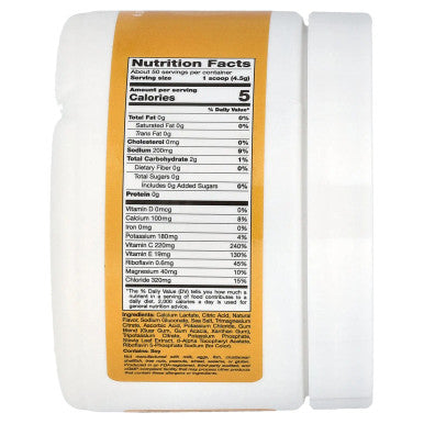 California Gold Nutrition Hydrationup, Electrolyte Drink Mix Powder, Citrus, 8 Oz (227 G)