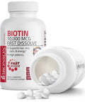 Bronson Biotin 10,000 MCG Fast Dissolve Berry Flavored Lozenges 360 Count