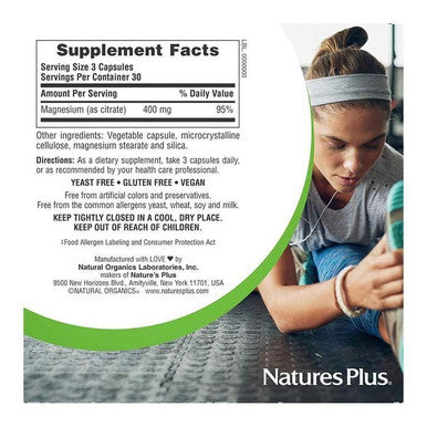 Natures Plus Kalm Assure Magnesium 420 mg 90 Capsules