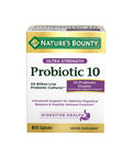 Nature's Bounty Ultra Strength Advanced Probiotic 10, Capsules 60 ea