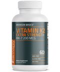 Bronson Vitamin K2 Extra Strength MK-7 200 MCG 60 Count