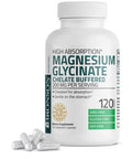 Bronson Magnesium Glycinate High Absorption 200 MG 120 Count