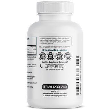 Bronson Magnesium Glycinate High Absorption 200 MG 240 Count