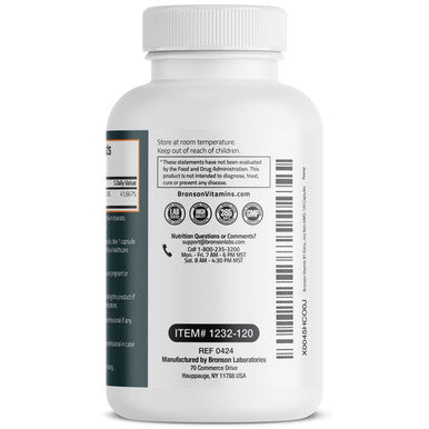 Bronson Vitamin B1 Extra Strength 500 MG 120 Count