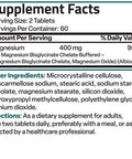 Bronson Magnesium Glycinate Extra Strength 120 Count