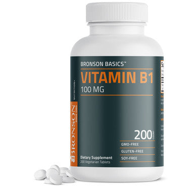 Bronson Vitamin B1 100 MG 200 Count