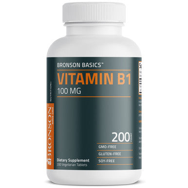 Bronson Vitamin B1 100 MG 200 Count