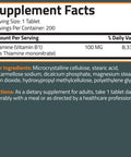 Bronson Vitamin B1 100 MG 200 Count