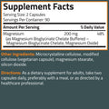 Bronson Magnesium Glycinate 200 MG 180 Count