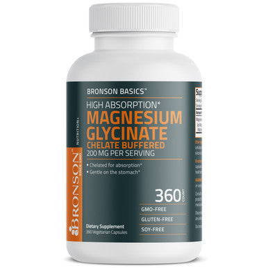 Bronson Magnesium Glycinate 200 MG 360 Count