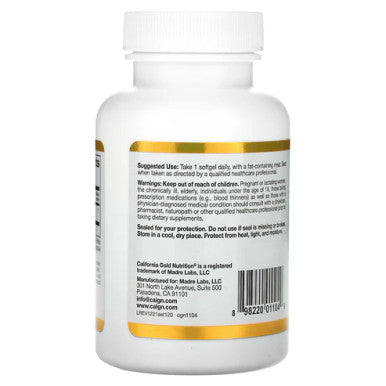 California Gold Nutrition Astaxanthin, AstaLif Pure Icelandic, 12 mg, 120 Veggie Softgels