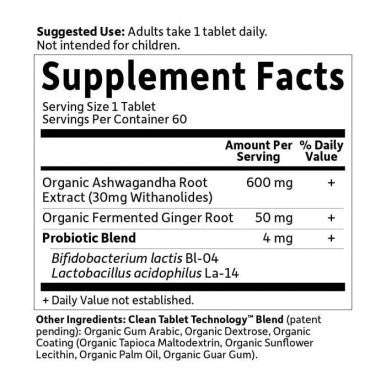Garden of Life Mykind Organics Ashwaganda Stress-Mood