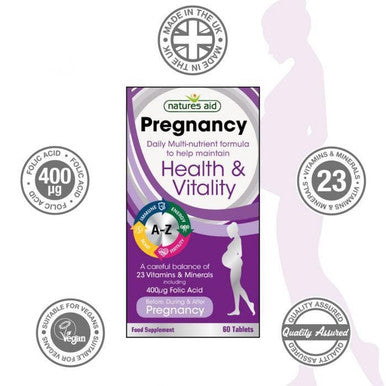 Natures Aid Pregnancy Health & Vitality 60's Tablets