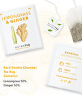 Nutratea Lemongrass & Ginger Tea Bags 20's