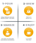 Nutratea Lemongrass & Ginger Tea Bags 20's