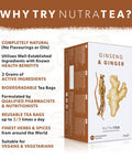 Nutratea Ginseng & Ginger Tea Bags 20's