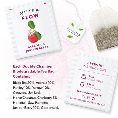 Nutratea Nutra Flow Tea Bags 20's