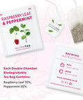 Nutratea Raspberry Leaf & Peppermint Tea Bags 20's