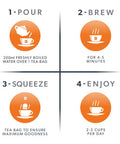 Nutratea Turmeric & Cinnamon Tea Bags 20's
