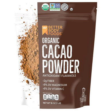 BetterBody Foods Organic Cacao Powder 453 g