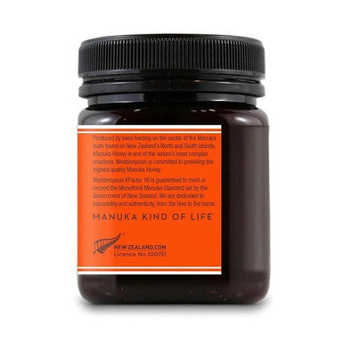 Wedderspoon Raw Monofloral Manuka Honey KF 16 250 g