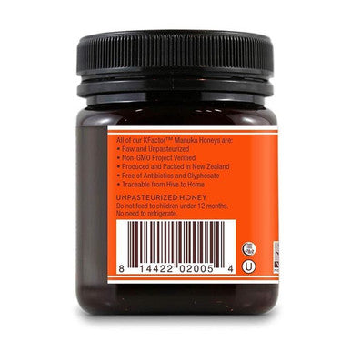 Wedderspoon Raw Monofloral Manuka Honey KF 16 250 g