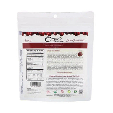 Organic Traditions Dried Cranberries 113 g