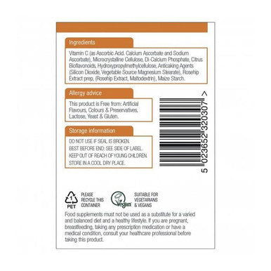 Natures Aid Vitamin C 1000 mg Low Acid Tablets 90's