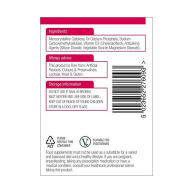 Natures Aid Vitamin D3 400 IU Tablets 90's